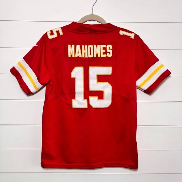 Nike Kansas City Chiefs Patrick Mahomes Nike Red Game Jersey Size L Boy